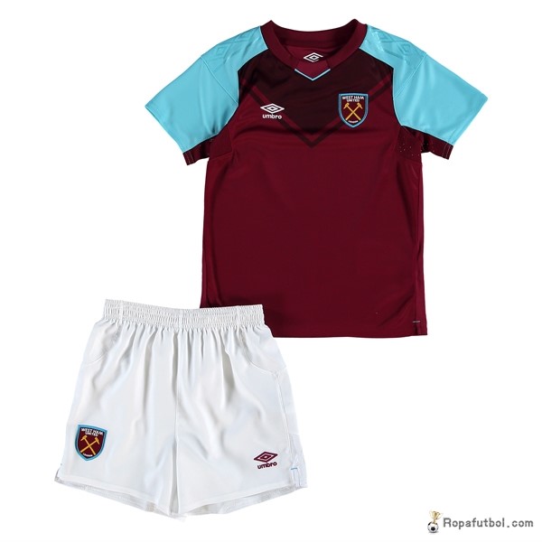 Camiseta West Ham United Replica Primera Ropa Niños 2017/18